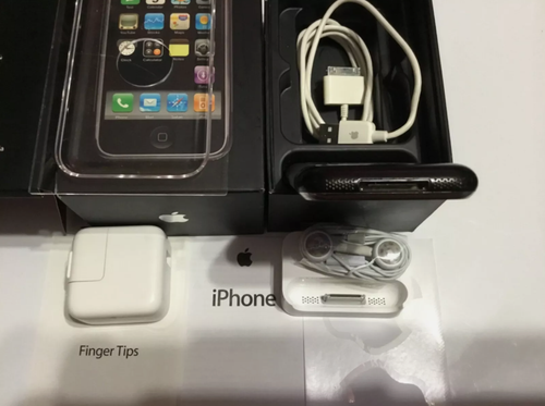 Apple iPhone 1st Generation 2G - 8GB - A1203 - Black - With Matching # Box ! - Afbeelding 11 van 15