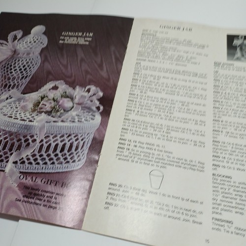 Victorian Crochet Treasures Book 2 instructions for 16 Patterns 1985 Vintage - Picture 7 of 11