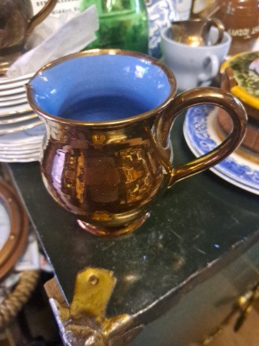 Creigiau Welsh Pottery Lustre Jug 4 1/2" - 第 1/5 張圖片