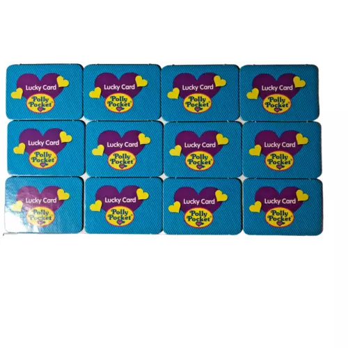 Vtg Bluebird Polly Pocket 1994 Rose Art Board Game Blue Lucky Cards Parts Spare
