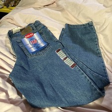 NOS/NWT Vintage Bugle Boy 750 Jeans Mens 34 X 30 Denim Easy Fit Relaxed Leg