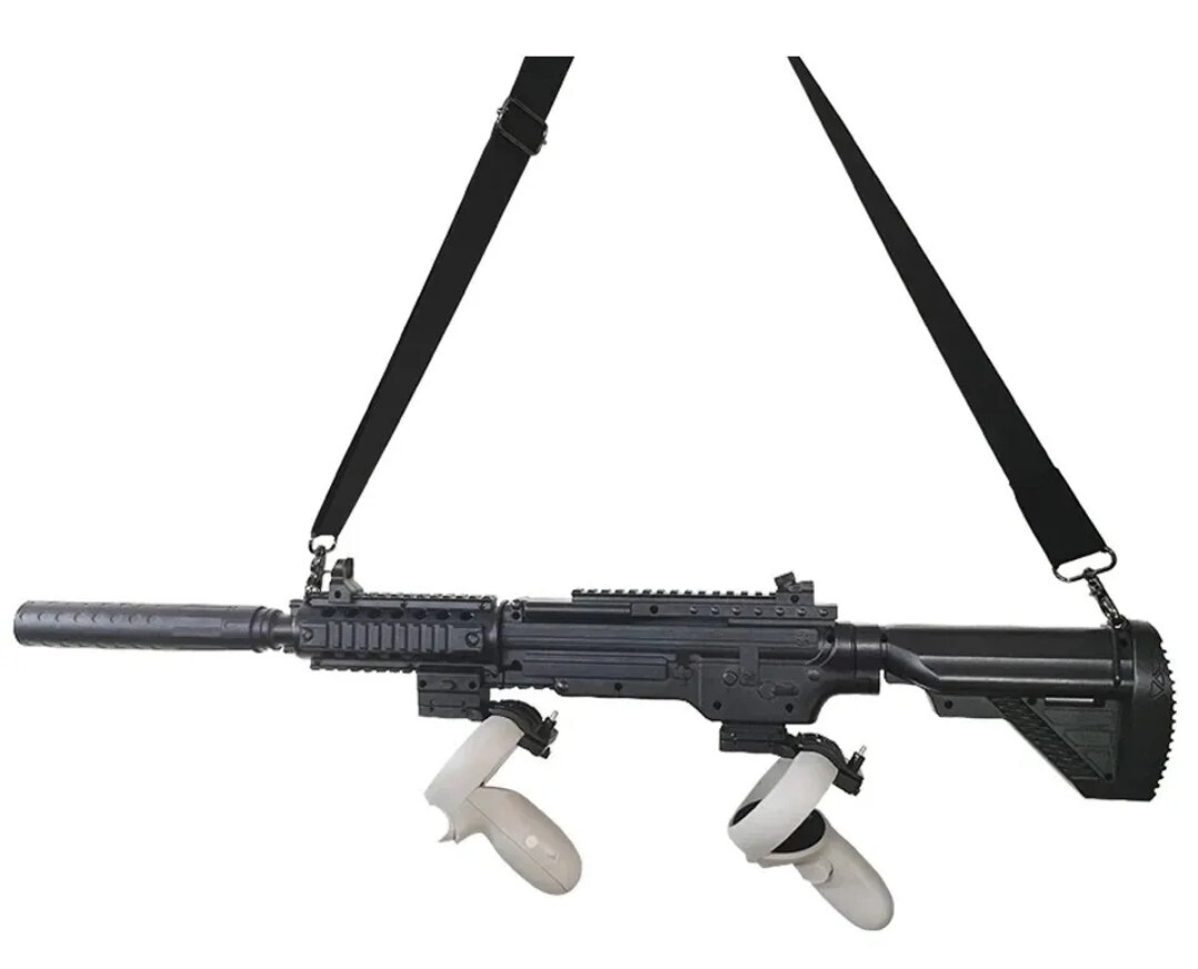 VR Rifle Gun Stock For Oculus Quest 2 Controller Holder FPS Shooting