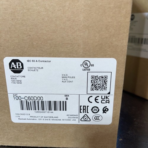 AB CONTACTOR. 100-C60D00. 110-120VAC. USA Stock. ATLANTA GA 30064