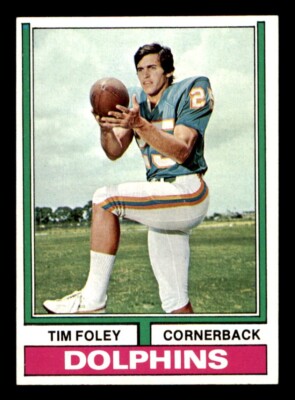1974 Topps Football #38 Tim Foley NM *d4