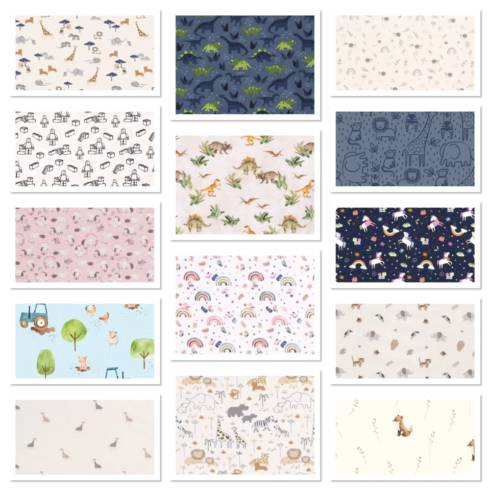 WESTFALENSTOFFE Tessuto di cotone jersey per bambini da 25 cm x VB ampia scelta tessuti olandesi