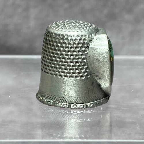 Vintage Olympic National Park Souvenir Thimble Metal Shield Design Washington - 第 5/7 張圖片