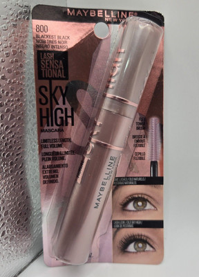 Maybelline 800 Lash Sensational Mascara Sky High Blackest Black New Tic Tok