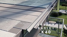 Alu Abtropf Randprofil Traufenprofil Balkon Terrasse K40 Basic+ System