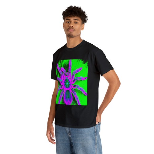 Vintage 90s Style Spider T Shirt Tarantula Art Tee Weird Creepy Arachnid Nature - Picture 7 of 13
