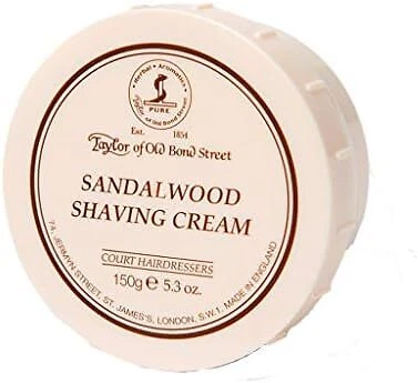 Taylor of Old Bond Street Sandalwood Shaving Cream Bowl, 150g