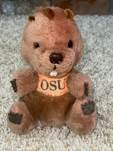 Oregon State University Beavers Benny Plush OSU Stuffed Dakin Vtg Bennie