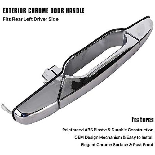 Rear Left Driver Door Handle For 2007-2014 Cadillac Escalade ESV EXT 22738725 - Picture 5 of 9