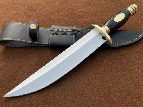 Custom Handmade D2 Steel Searless Bowie Knife, Replica, Jim Bowie, Rezin Bowie - 第 1/12 張圖片