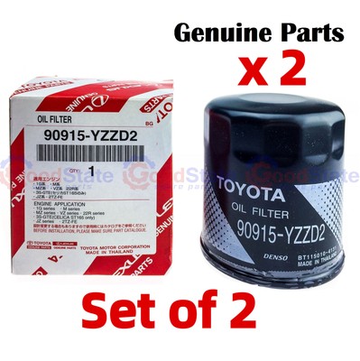 Genuine Hiace KLH28 KLH22 KLH18 KLH12 KDH223 1KD 2KD Oil Filter Pack x2