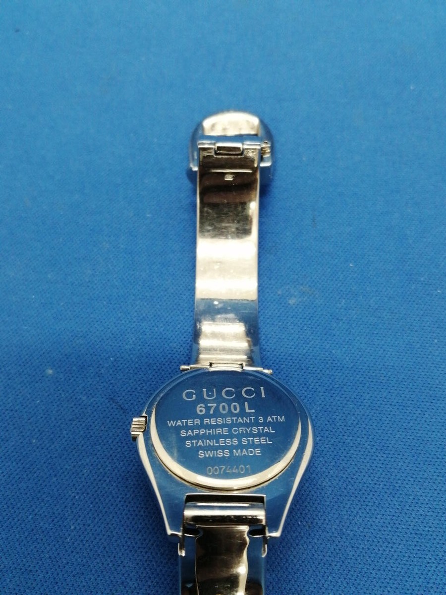 GUCCI 6700L Quartz Women's Watch Silver Color Analog from GUCCI 6700L Quartz Women's Watch Silver Color Analog from