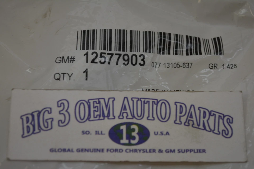 Chevrolet Pontiac GMC Cadillac Hummer Engine Oil Pan Cover new OEM 12577903 - Image 3 of 3