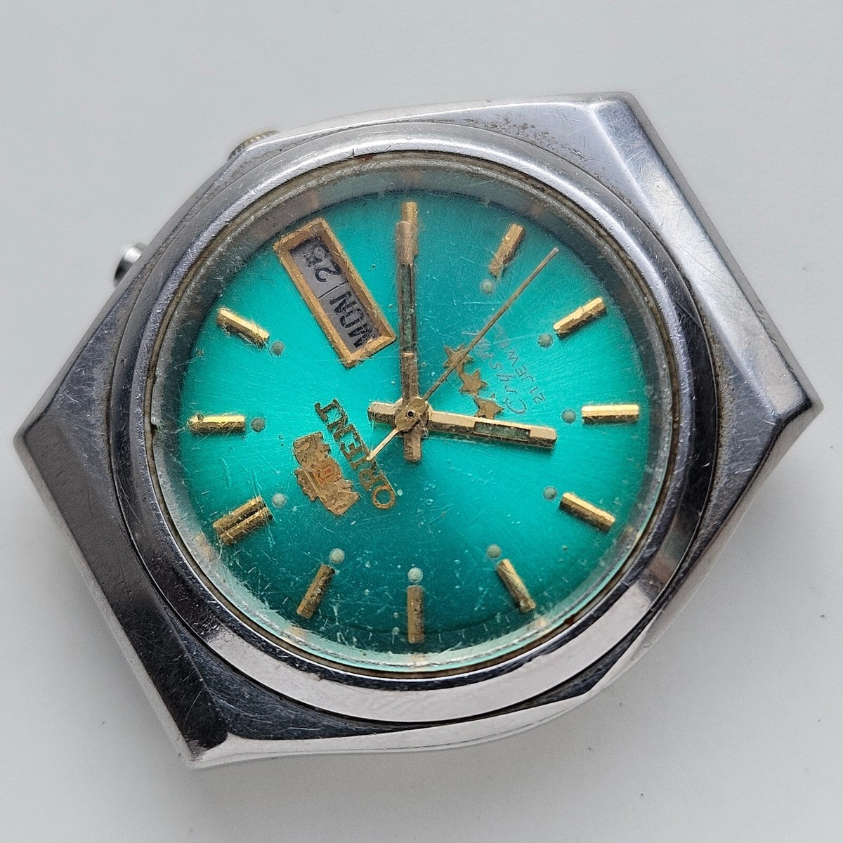 Vintage ORIENT tristar 3 star AAA crystal KY469WB3 61 Japan Men