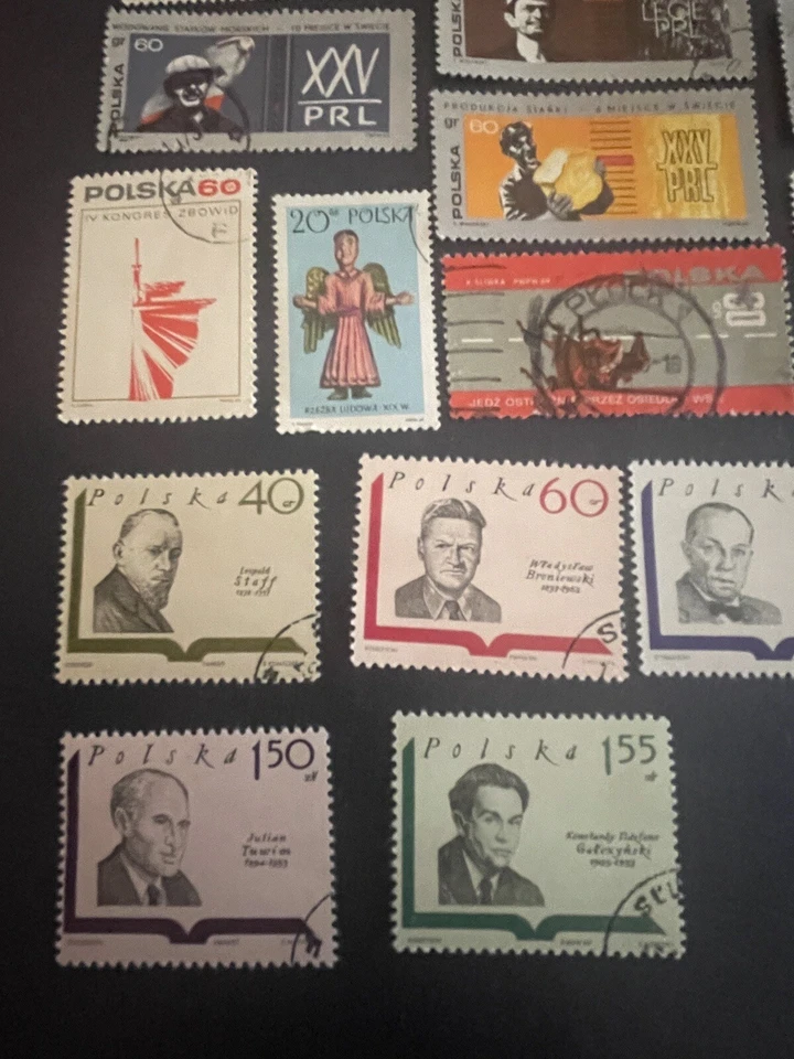 Poland 1960,1969 Used And CTO 23 Stamps And 1 Block Of 2 , VF /XF , See Photos - Image 4 of 4