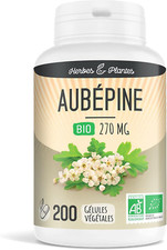 Herbes Et Plantes Aubépine Bio 200 Gélules Végétales 270 Mg