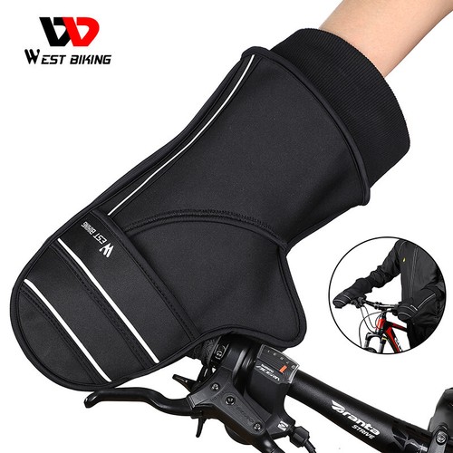 WEST BIKING Winter Bicycle Handlebar Gloves MTB Bike Cycling Glove Mittens - Picture 1 of 12