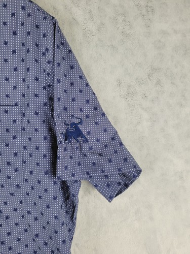 Mizzen+Main Shirt Men Size M Short Sleeve Leeward Trim Fit Button Up Floral - 第 4/11 張圖片