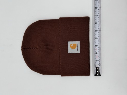 Gorro Carhartt Talla Única Adulto Invierno Tejido Sombrero Medias Gorra Nieve Esquí Marrón - Imagen 3 de 5