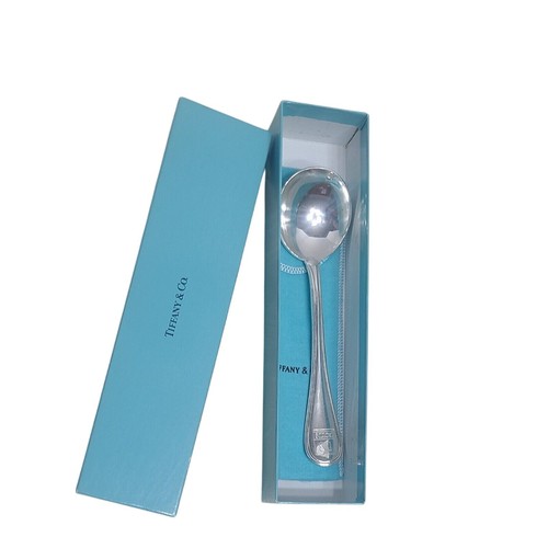 Tiffany & Co Sterlingsilber plattiert Vintage runder Sahne Suppenlöffel kostenloser Versand - Bild 2 von 12