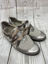 Vaneli Sport Akron Opal 11892 Fashion Sneaker Snakeskin Sz 8.5 Narrow