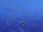 GRANDMA GRABE'S BEAUTIFUL VINTAGE 925 STERLING SILVER INFINITY RING 5G NECKLACE