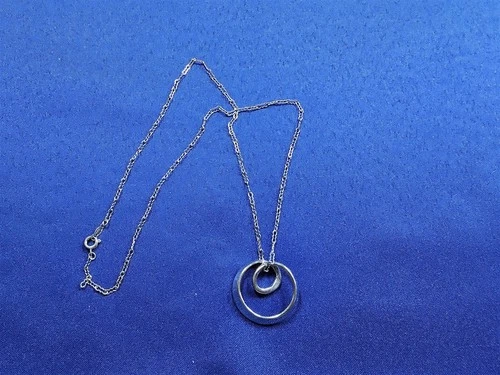 GRANDMA GRABE'S BEAUTIFUL VINTAGE 925 STERLING SILVER INFINITY RING 5G NECKLACE