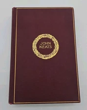 1899 The COMPLETE POETICAL Works and LETTERS John KEATS Cambridge Edition 