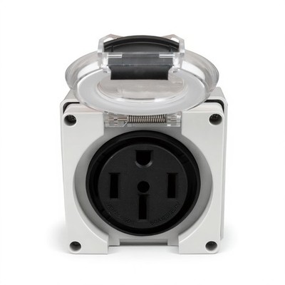 14-50R RV Power Outlet Box, NEMA 14-50R Power Outlet Receptacle, 50Amps 125/2...