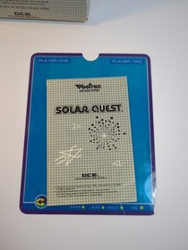 Solar Quest (Vectrex, 1982) Complete In Box w/ Overlay, Manual, Tray CIB Tested