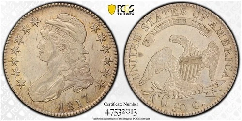 1817-P Capped Bust Half Dollar — photo from the most recent tracked eBay sale