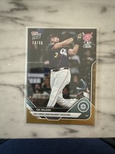 2025 Topps Now #HRD-7 Cal Raleigh 36/50 GOLD FOIL PARALLEL Home Run HR Derby