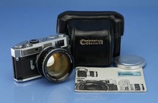 CANON 7 RANGEFINDER CAMERA 50MM F0.95 DREAM LENS CAP CASE VERY CLEAN GLASS