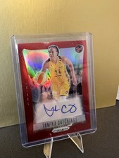 Tamika Catchings- 2024 Panini WNBA Prizm Throwback Autograph Red 89/99 #TB-TC