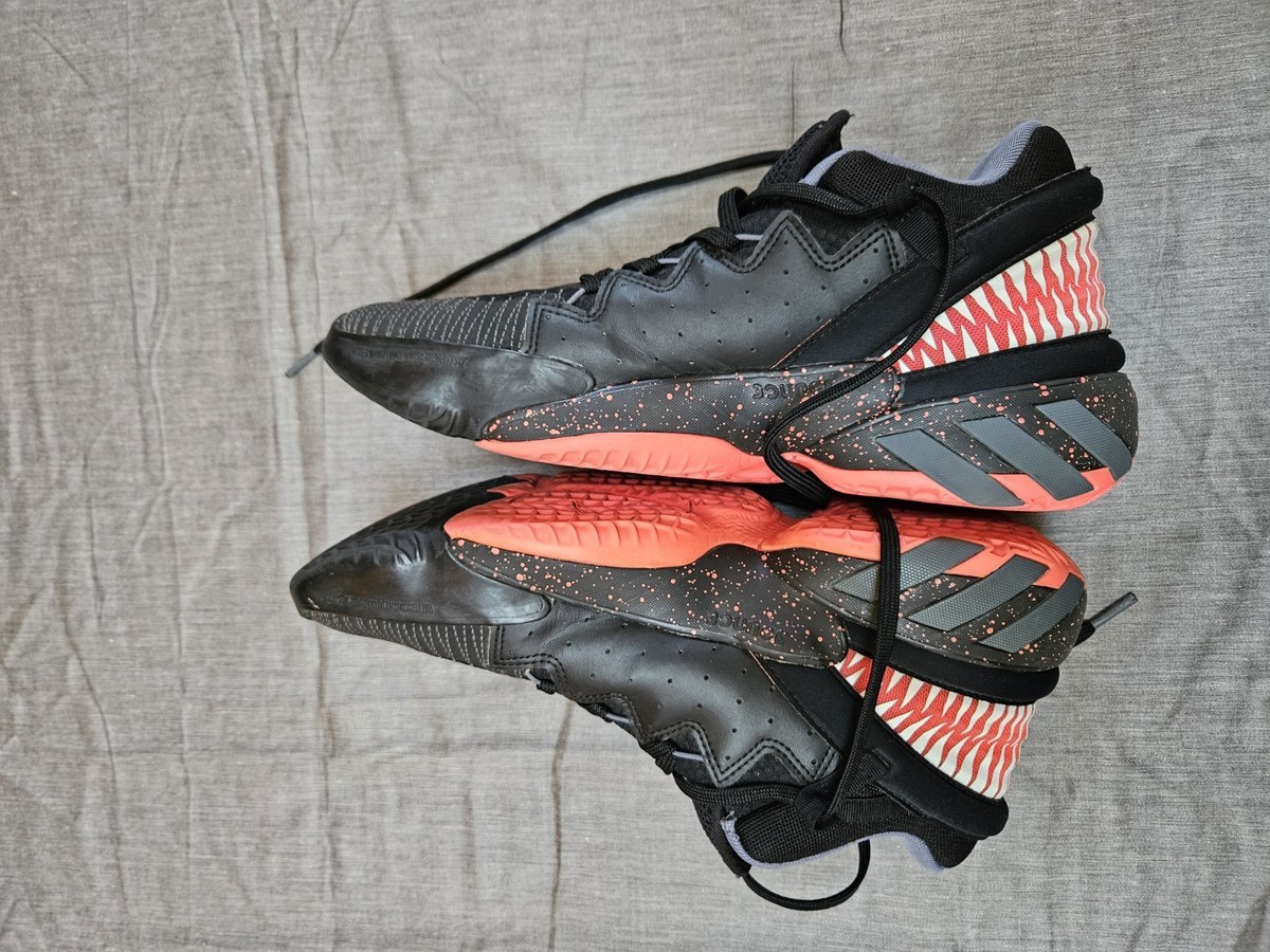 Adidas Limited Edition Venom Basketball Shoes Sneakers Size 9 Marvel Black  Red | eBay