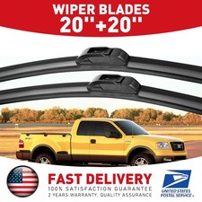 20" & 20" Front Windshield Wiper Blades For Ford F-150 1997-2007 Accessories