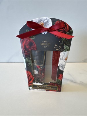 Simple Joy Hand Cream Set Hello Beautiful Blossom Sprig 1oz Hand Cream/Nail File