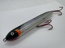 Esca Musky Mania Doc Prism 9" Black Shiner Topwater Walk The Dog Wake Lure Musky
