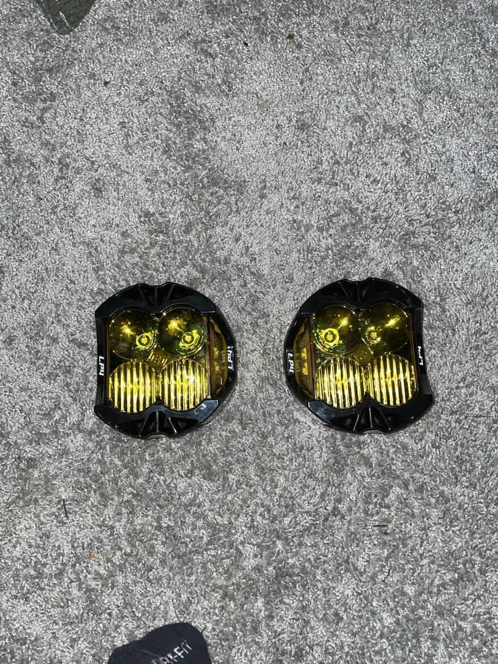 Nuevo PAR Baja Designs Lp9 Pro Conducción Combo Luz Ámbar Lente LED Vainas Foto 2 de 4