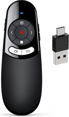 Presenter USB C 2,4 GHz Fernbedienung für Präsentationen Drahtlos Steuerung