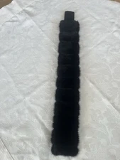 New Black Mink Fur Headband