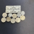 Lot Of Mercury Dime 8 Coins Plus 4 5grams Silver And 3 1 Grams Rounds