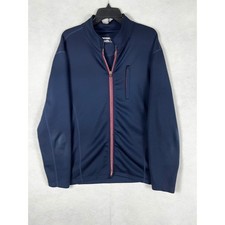 UNTUCKit Dashwood Mens XL Navy Blue Full Zip ...