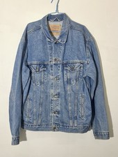 Men  s Vintage Levi  s Denim Trucker Jacket 70507-0389 sz XL