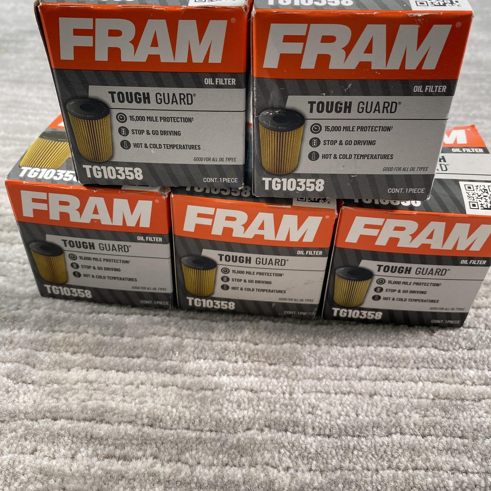 Filter Tg10358 15k Mile Protection 5 Filters New Auto