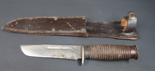 VINTAGE U.S. WW II CASE XX #337-6" Q FIXED BLADE KNIFE 9-3/4" ORIGINAL SHEATH