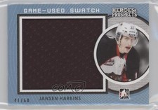 2014-15 ITG Heroes and Prospects Game Used Jersey Blue 41/60 Jansen Harkins xp6